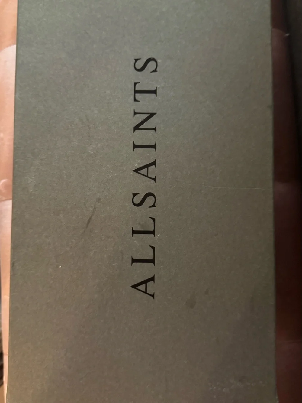 AllSaints Black Jarred Leather Dress Shoes size 12
